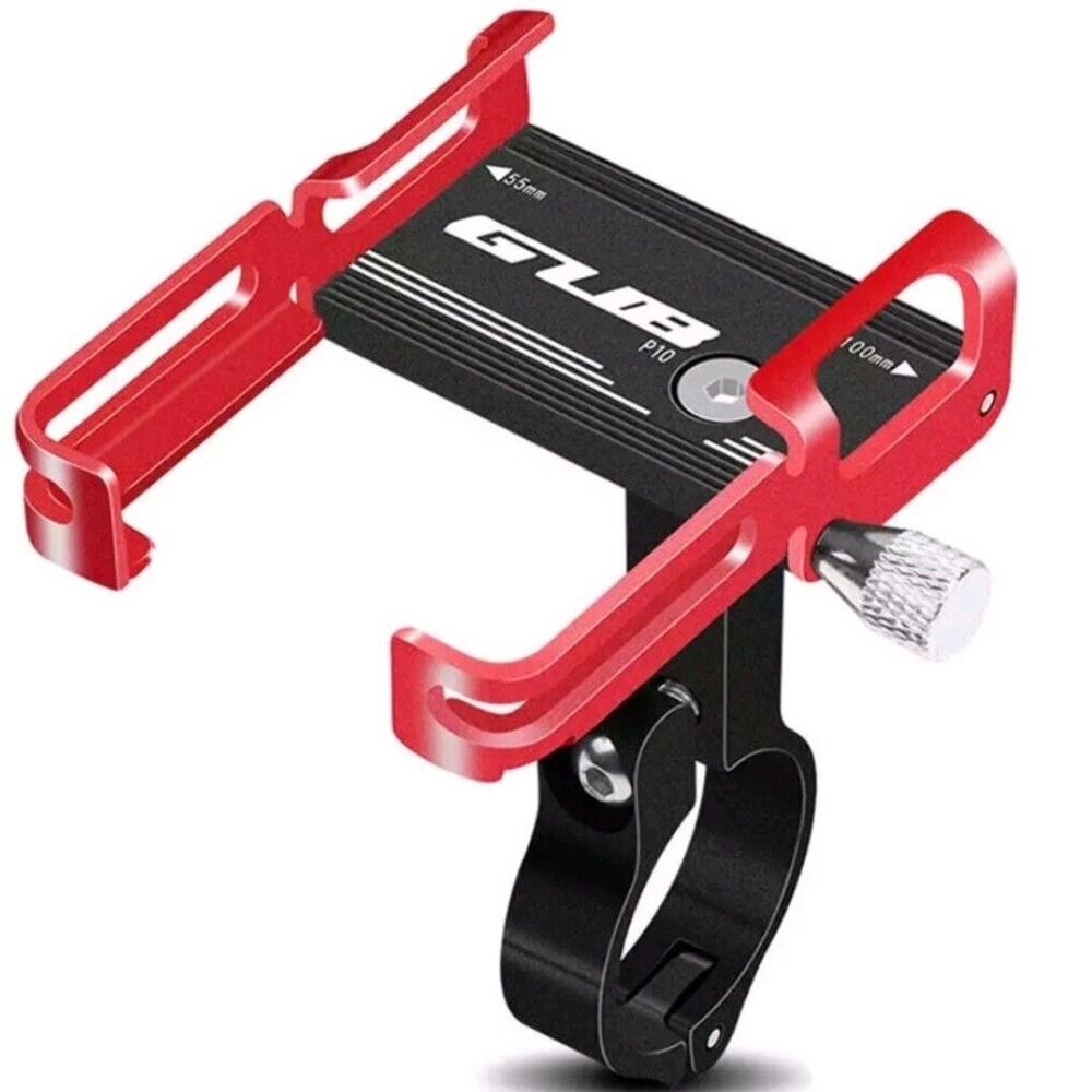 Gub Aluminum RED / BLACK P10 Phone Holder For Bikes.